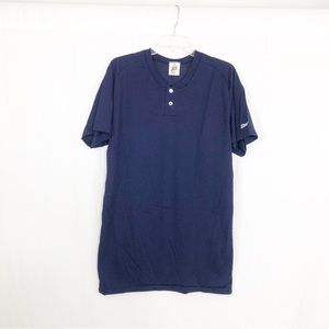 NEW Bike Vintage 1980s Deadstock Short Sleeve Active T-Shirt, Size Large, Blue